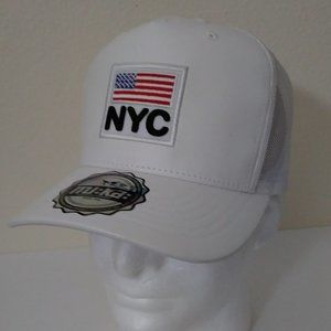 NUKA NYC White Baseball Patriotic Hat